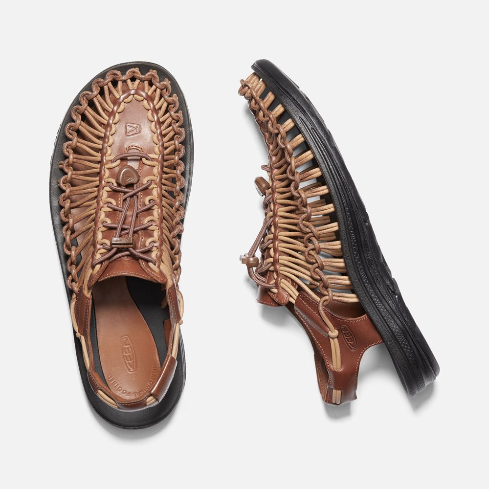 Keen Slip-On Sandaler Herr Bruna - Uneek Premium Läder - 328041ZRS